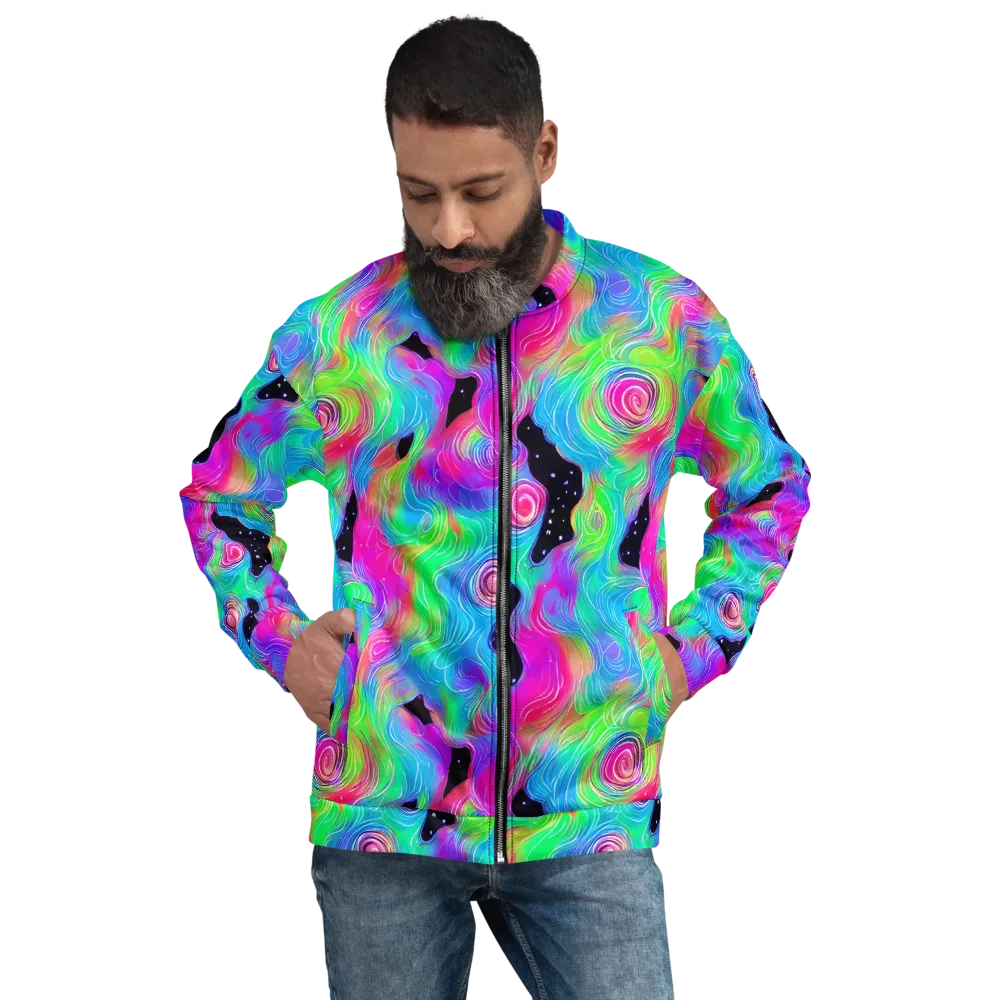 Vivid Infinity on Bomber Jacket — Front
