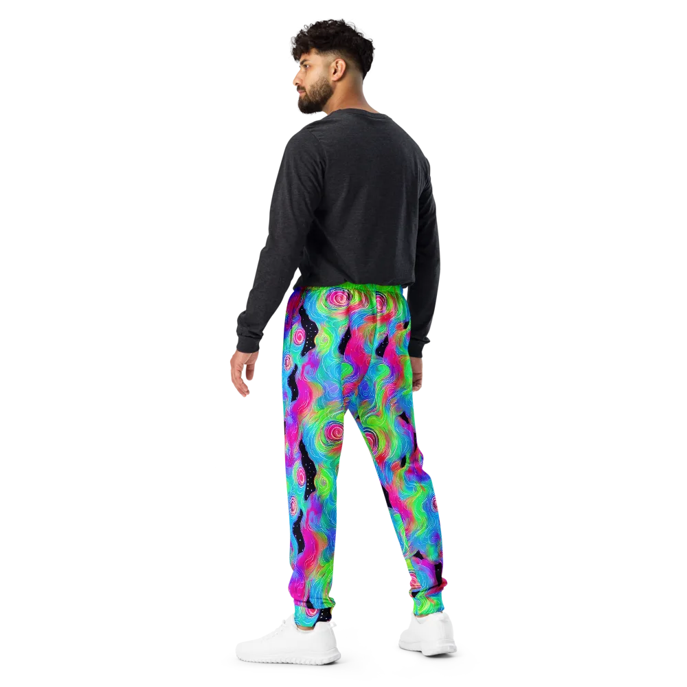 Vivid Infinity on Men's Joggers — Back