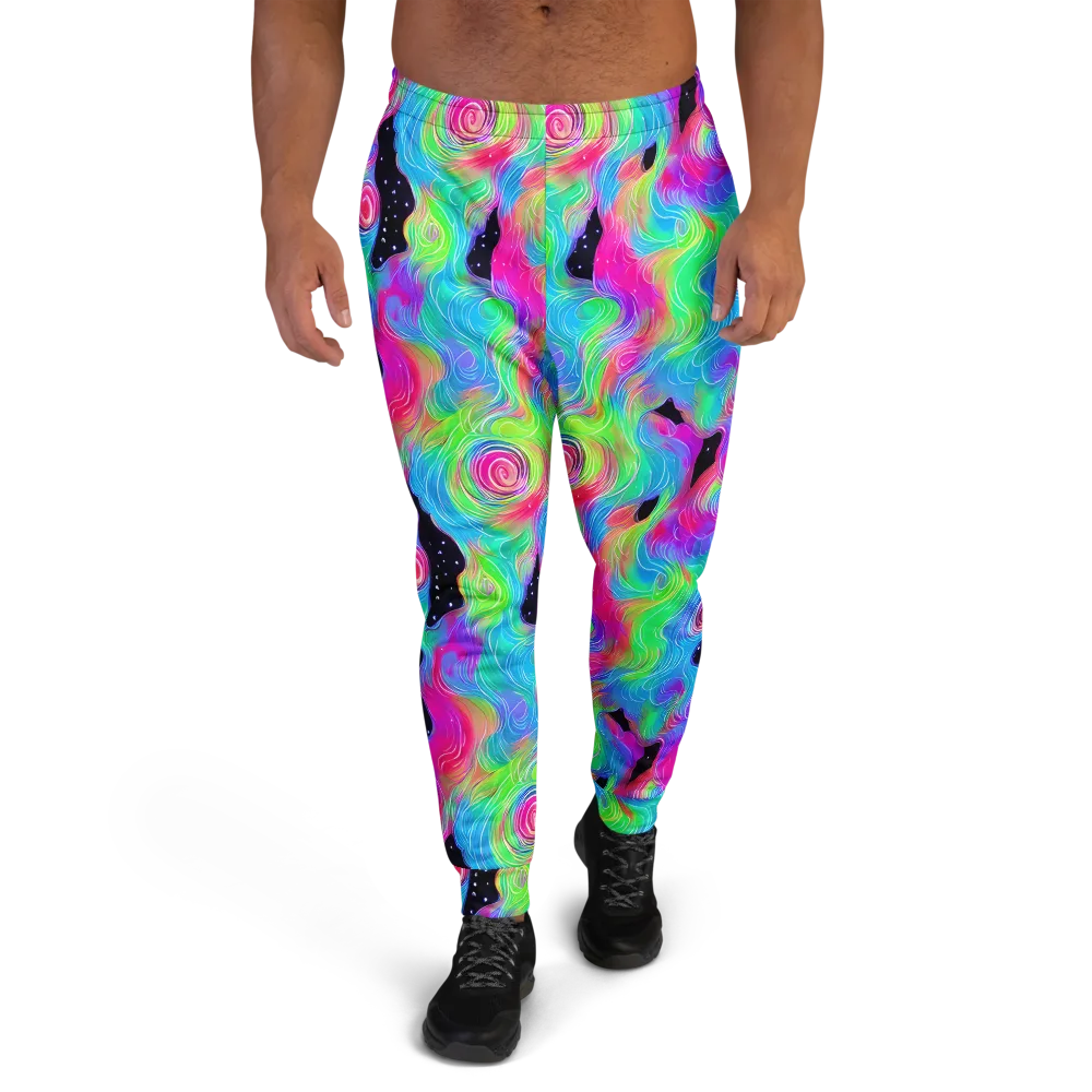 Vivid Infinity on Men's Joggers — Front