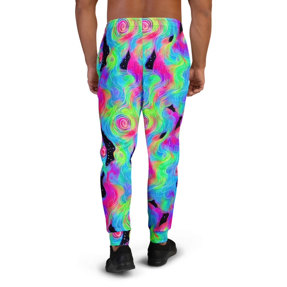 Vivid Infinity on Men's Joggers — Back