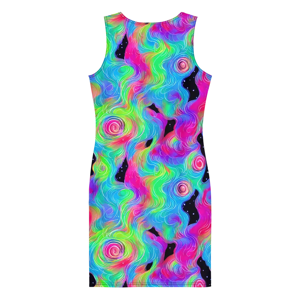 Vivid Infinity on Bodycon Dress — Back