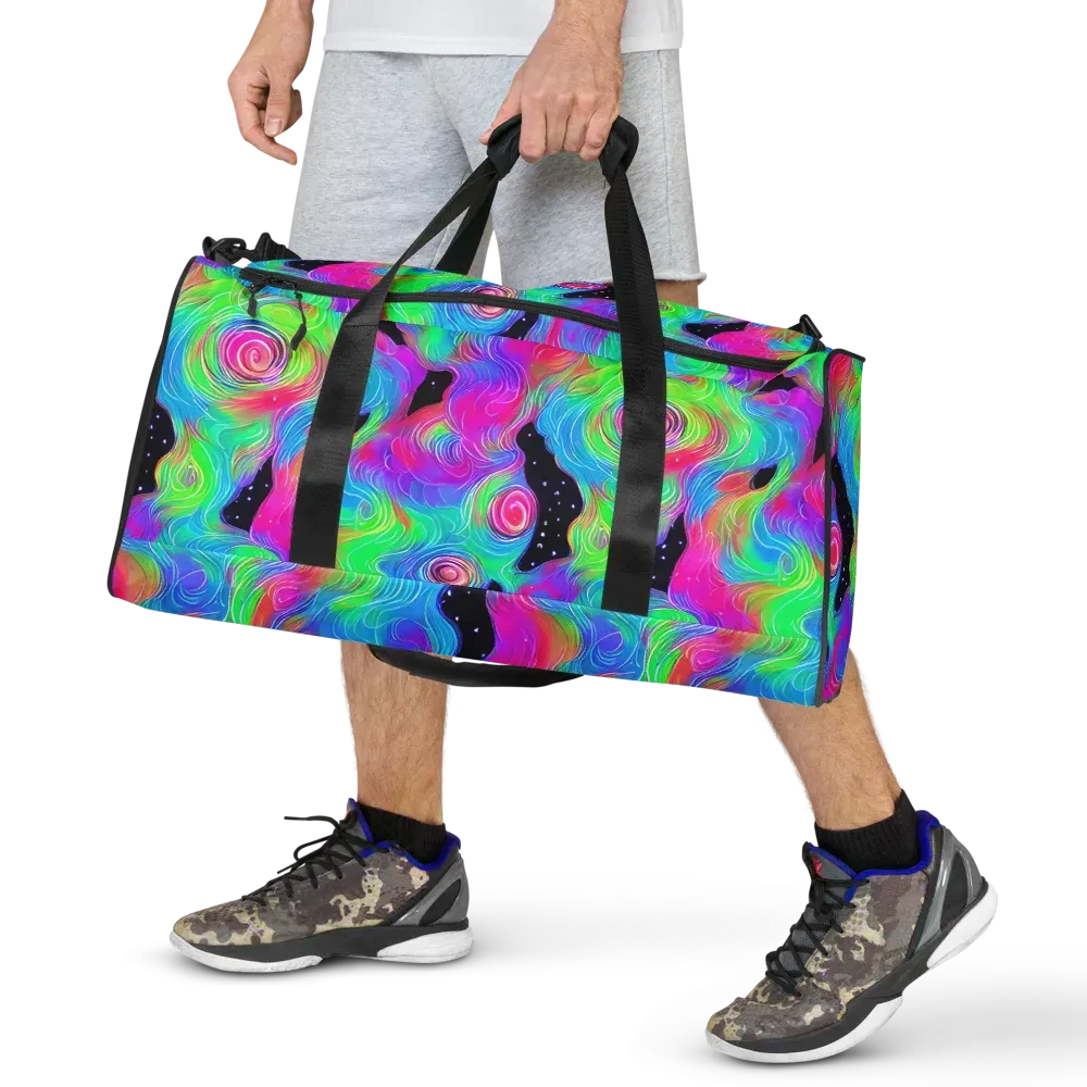 Vivid Infinity on Duffle Bag — Front