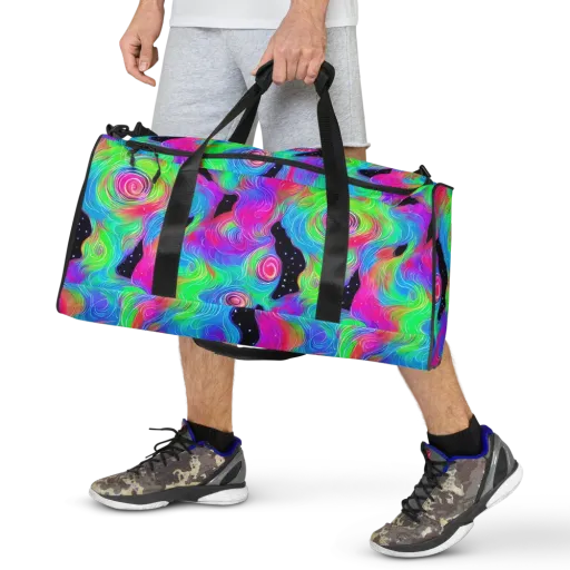 Vivid Infinity on a Duffle Bag