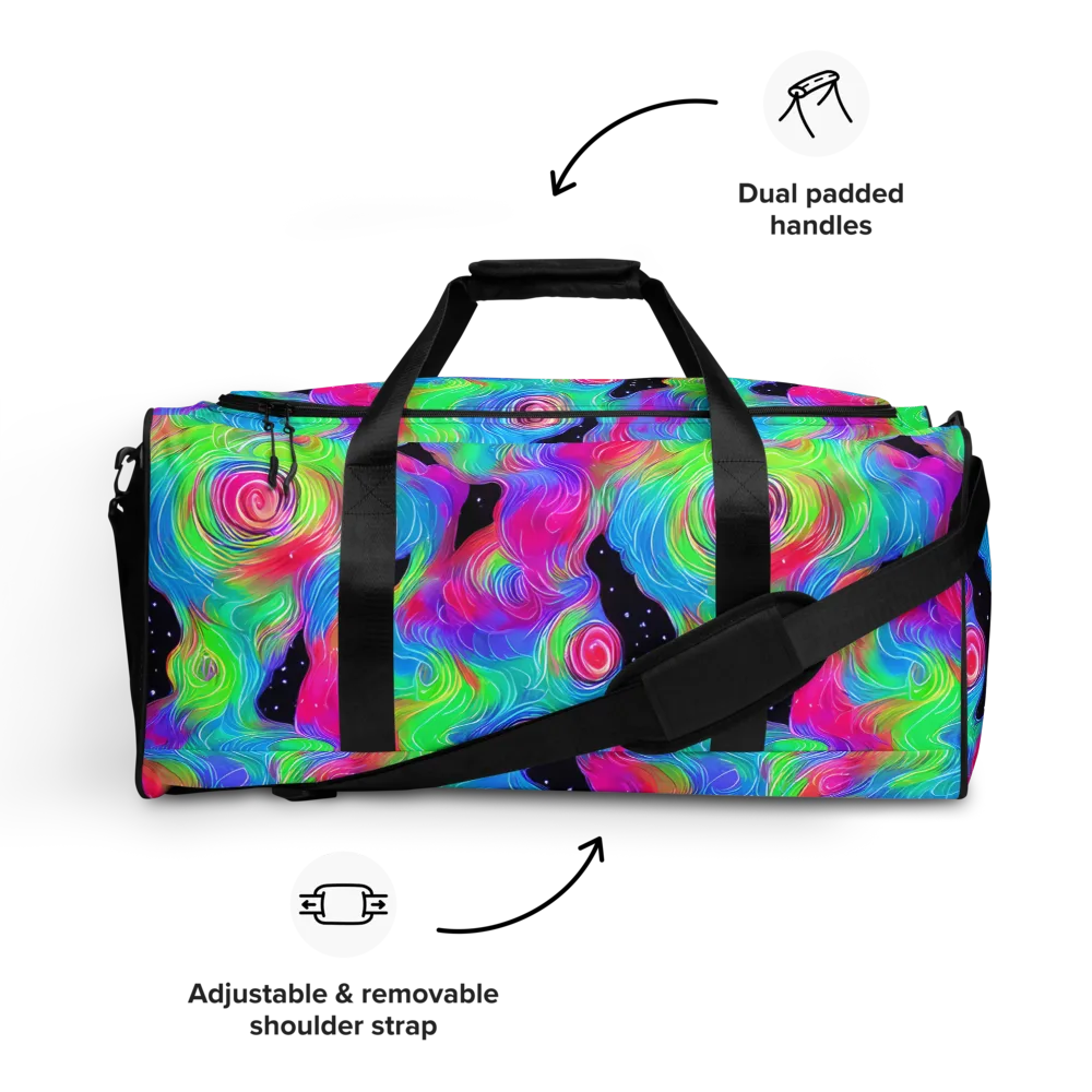 Vivid Infinity on Duffle Bag — Front