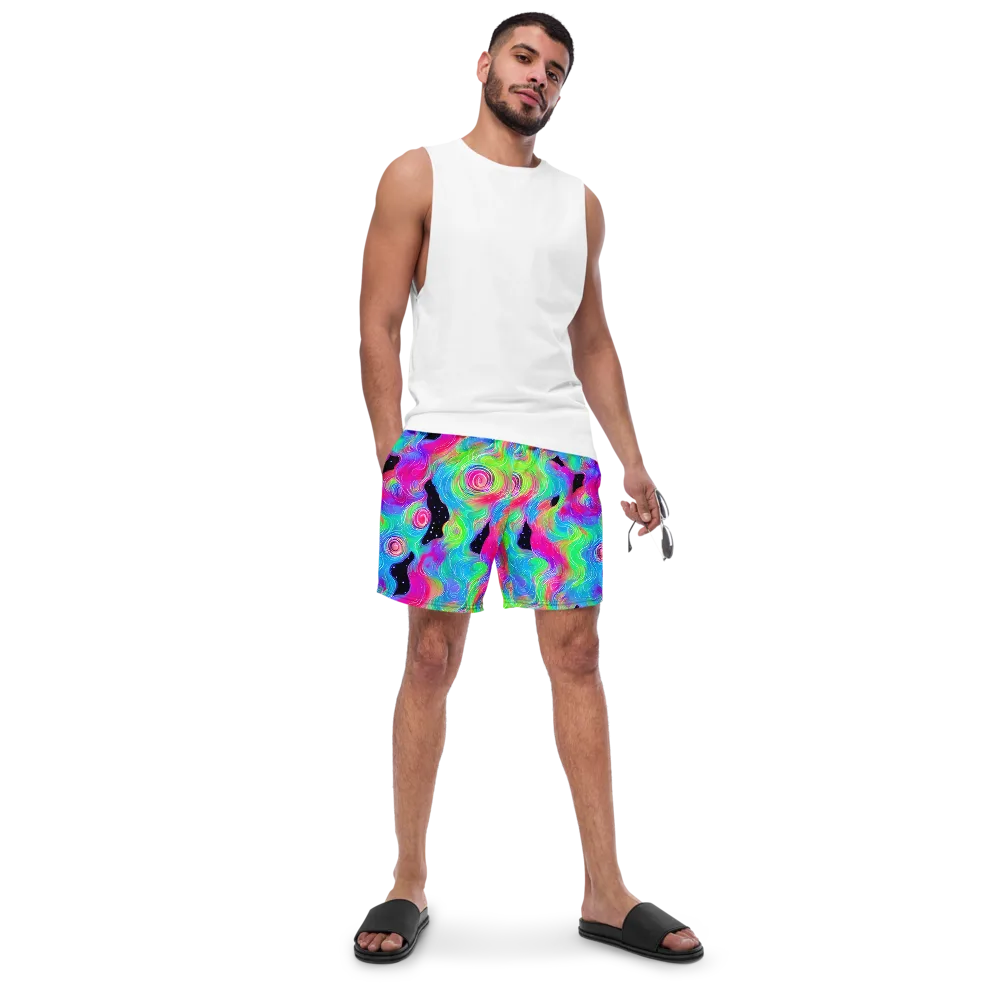 Vivid Infinity on Swim Trunks — Front