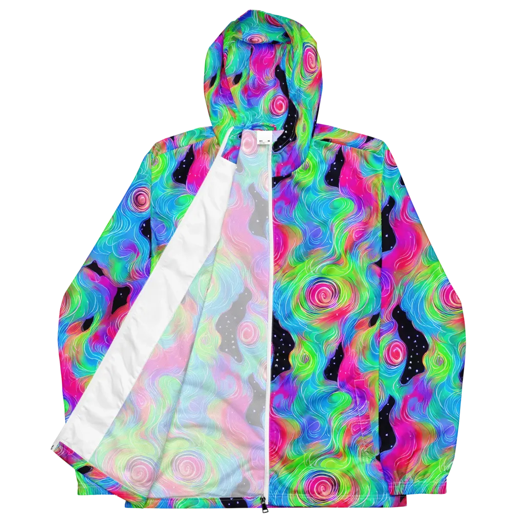 Vivid Infinity on Men's Windbreaker — Front
