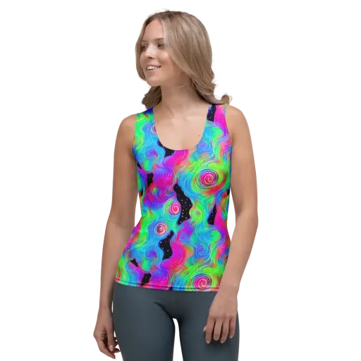 Vivid Infinity on a Women's Tank Top