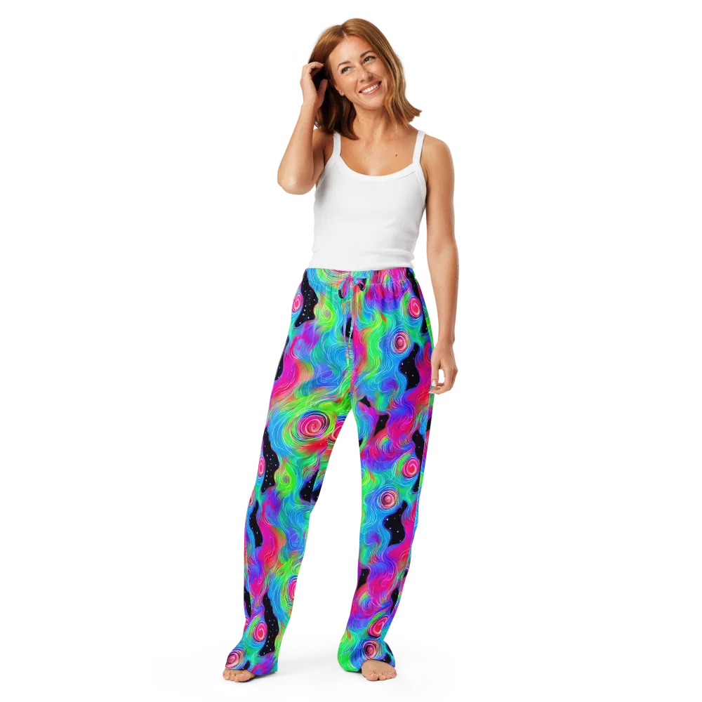 Vivid Infinity on Women's Pajama Pants — Front
