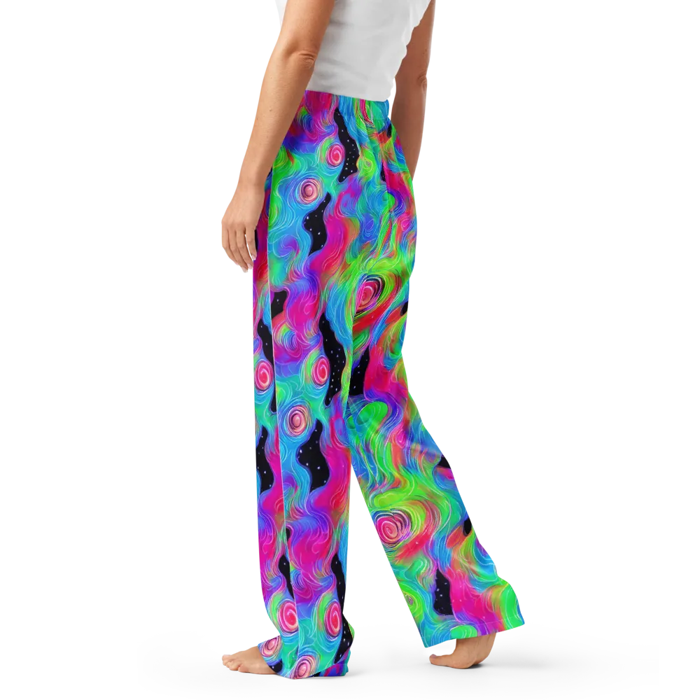 Vivid Infinity on Women's Pajama Pants — Left
