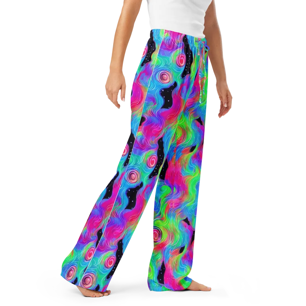 Vivid Infinity on Women's Pajama Pants — Right Front
