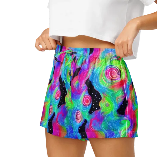 Vivid Infinity on a Women's Pajama Shorts
