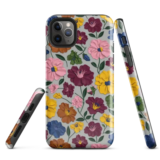 Blooming Mosaic on a Tough Case for iPhone®