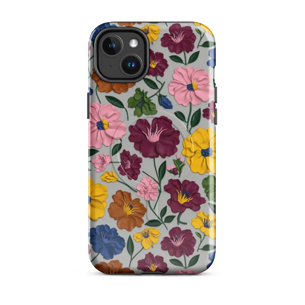 Blooming Mosaic on MagSafe Tough Case for iPhone® — Front