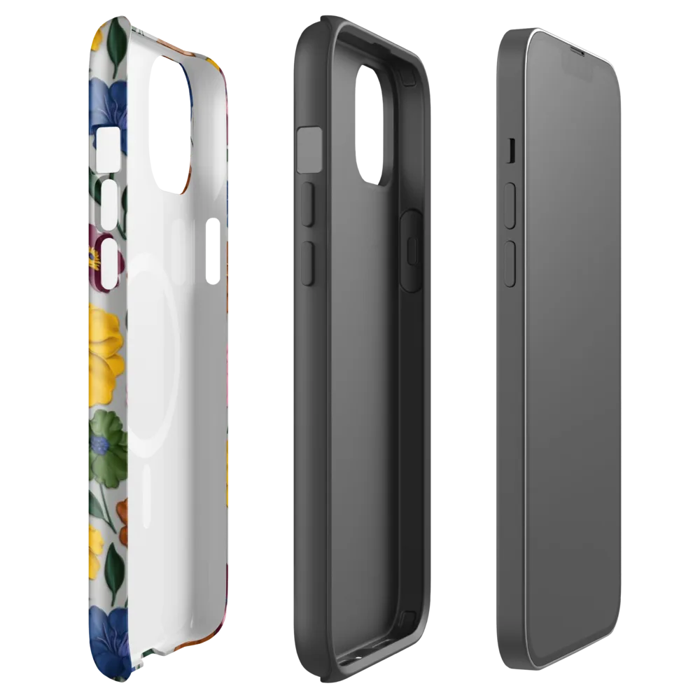 Blooming Mosaic on MagSafe Tough Case for iPhone® — Front