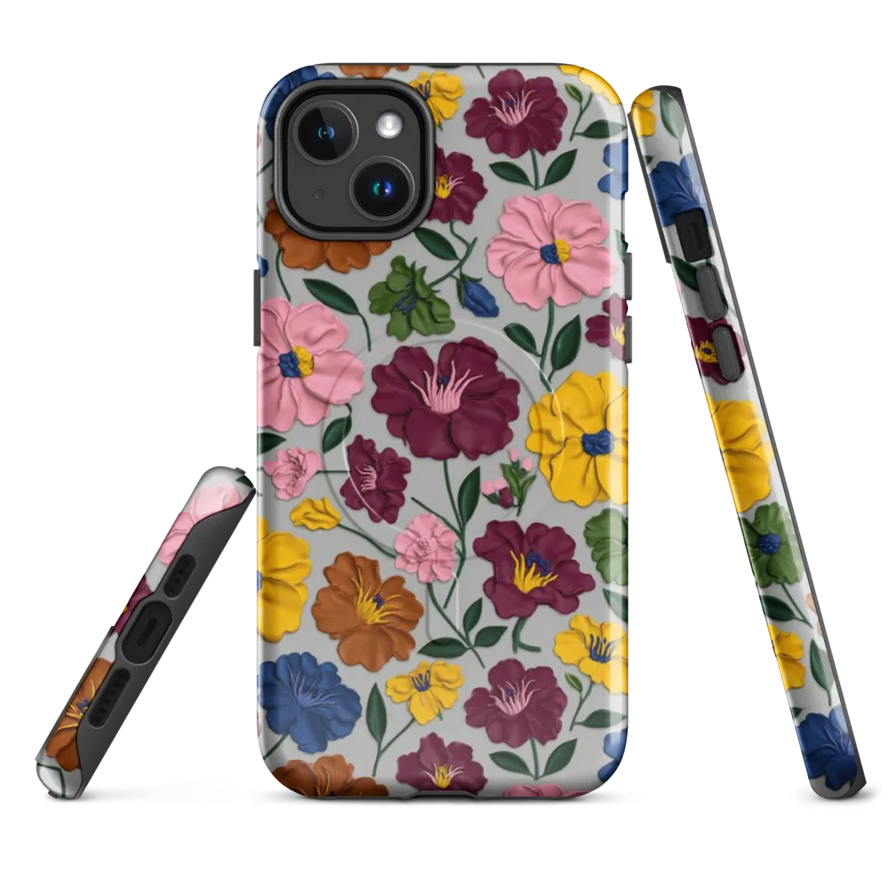 Blooming Mosaic on MagSafe Tough Case for iPhone® — Front