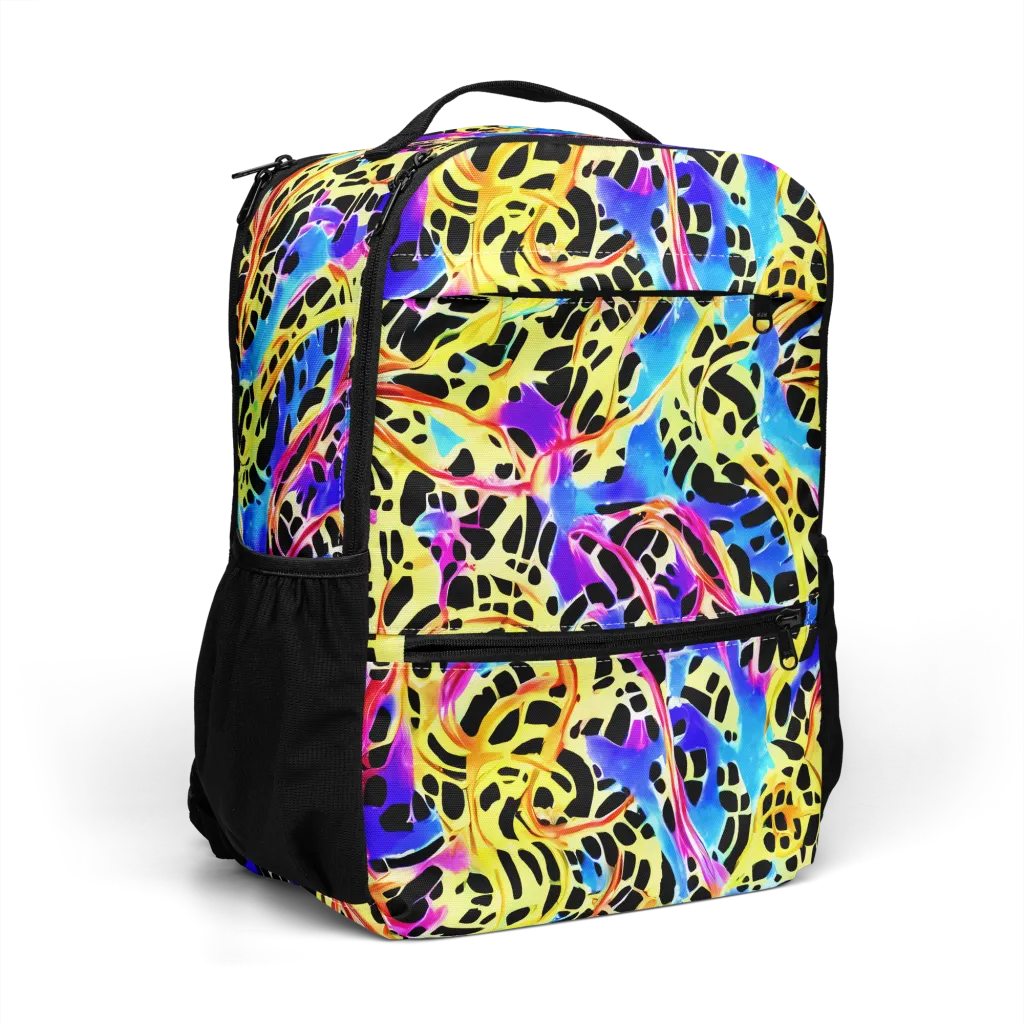 Ultraviolet Roar on Utility Backpack — Right Front