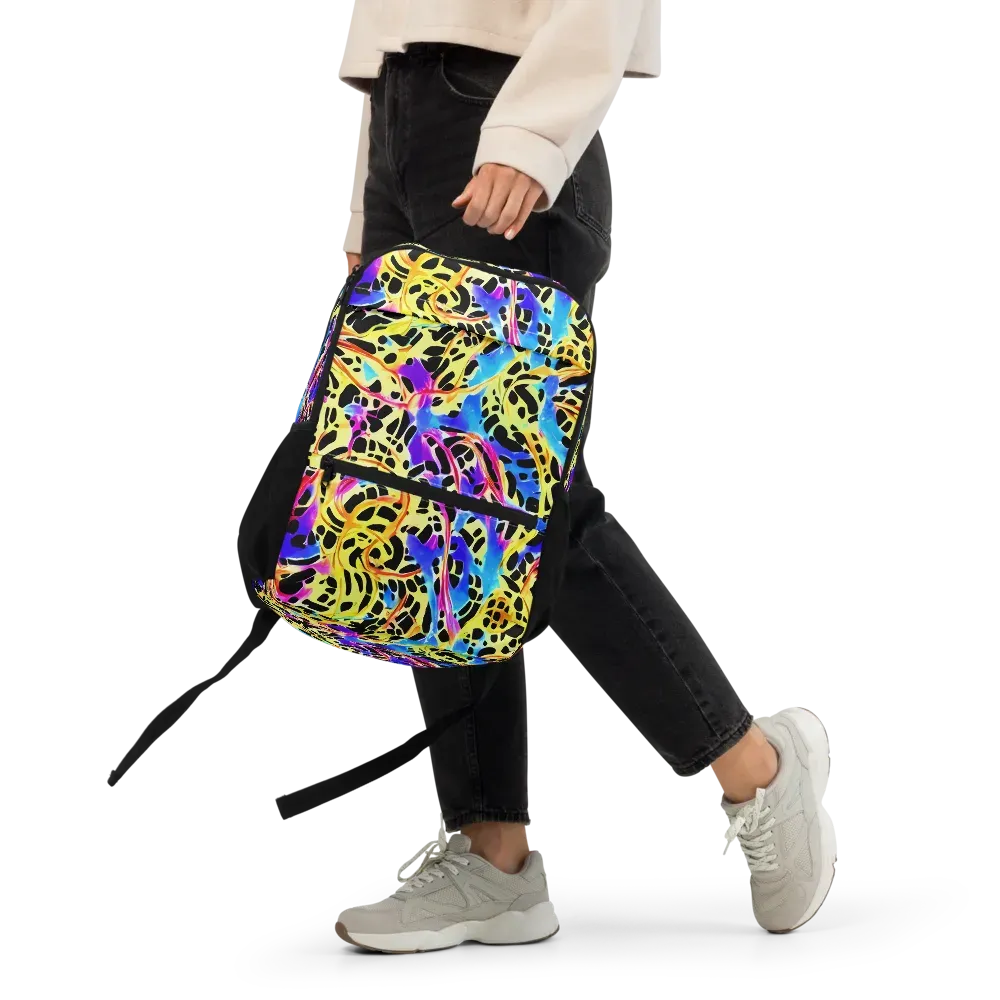 Ultraviolet Roar on Utility Backpack — Front