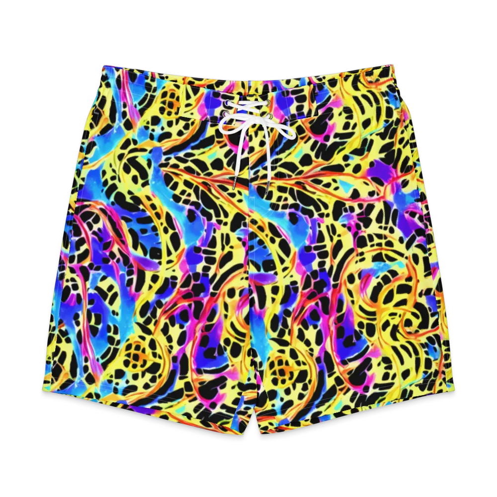 Ultraviolet Roar on Men's Board Shorts — Front