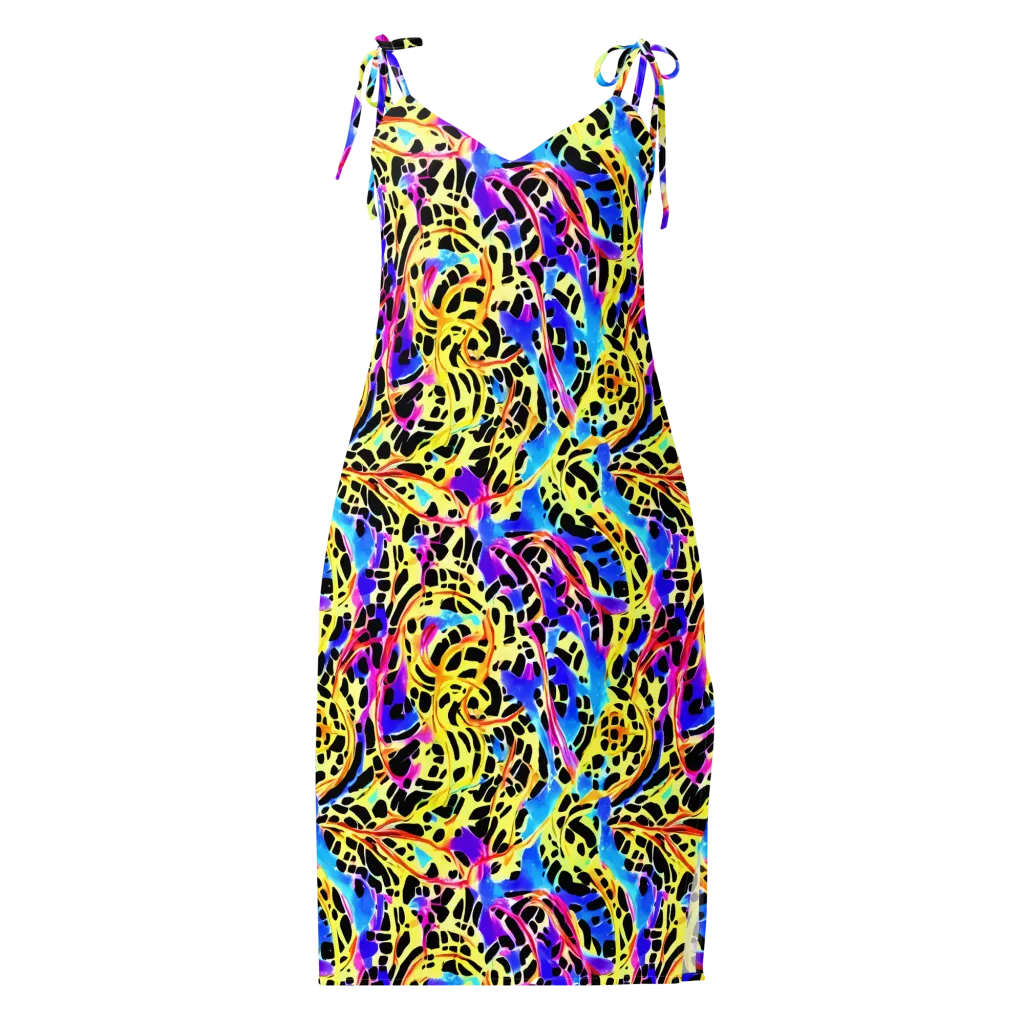 Ultraviolet Roar on Slip Dress — Front