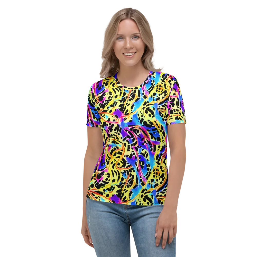 Ultraviolet Roar on Women's Crew Neck T-Shirt — Front