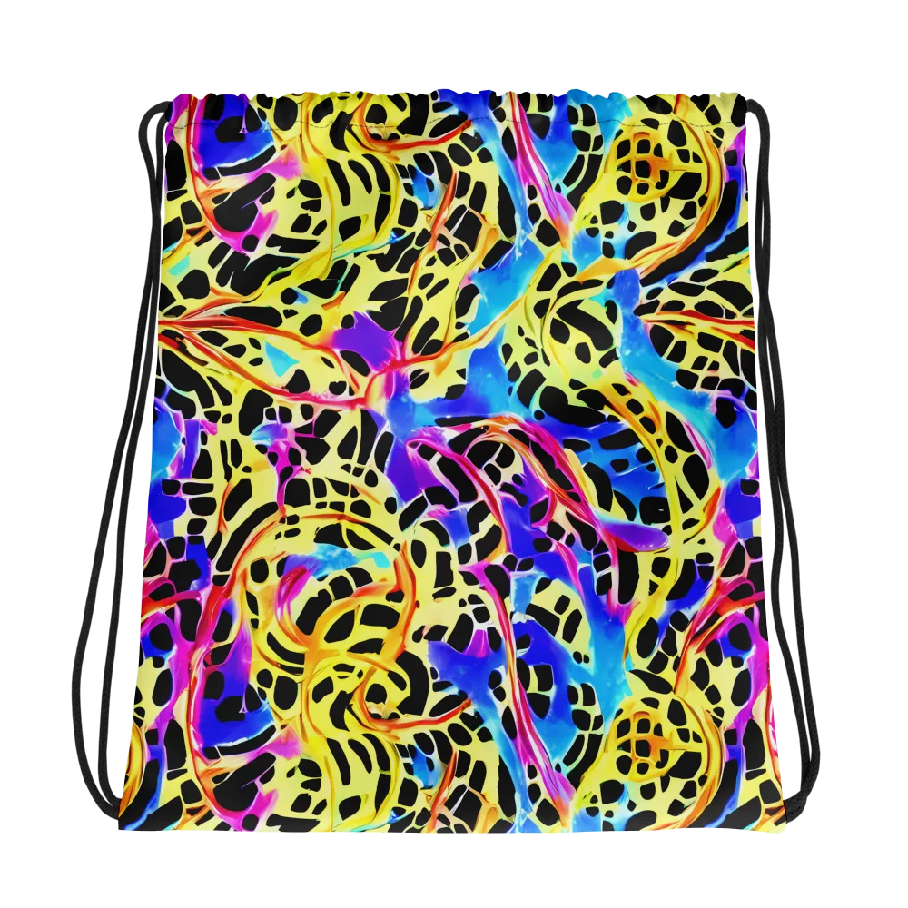 Ultraviolet Roar on Drawstring Bag — Photo