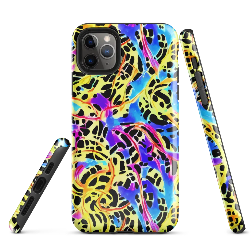Ultraviolet Roar on Tough Case for iPhone® — Front