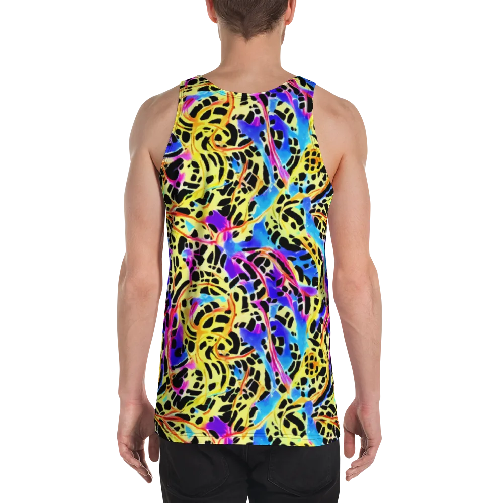 Ultraviolet Roar on Men's Tank Top — Back