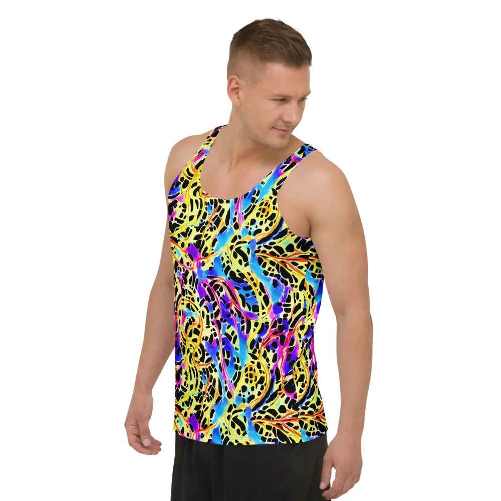 Ultraviolet Roar on Men's Tank Top — Left Front
