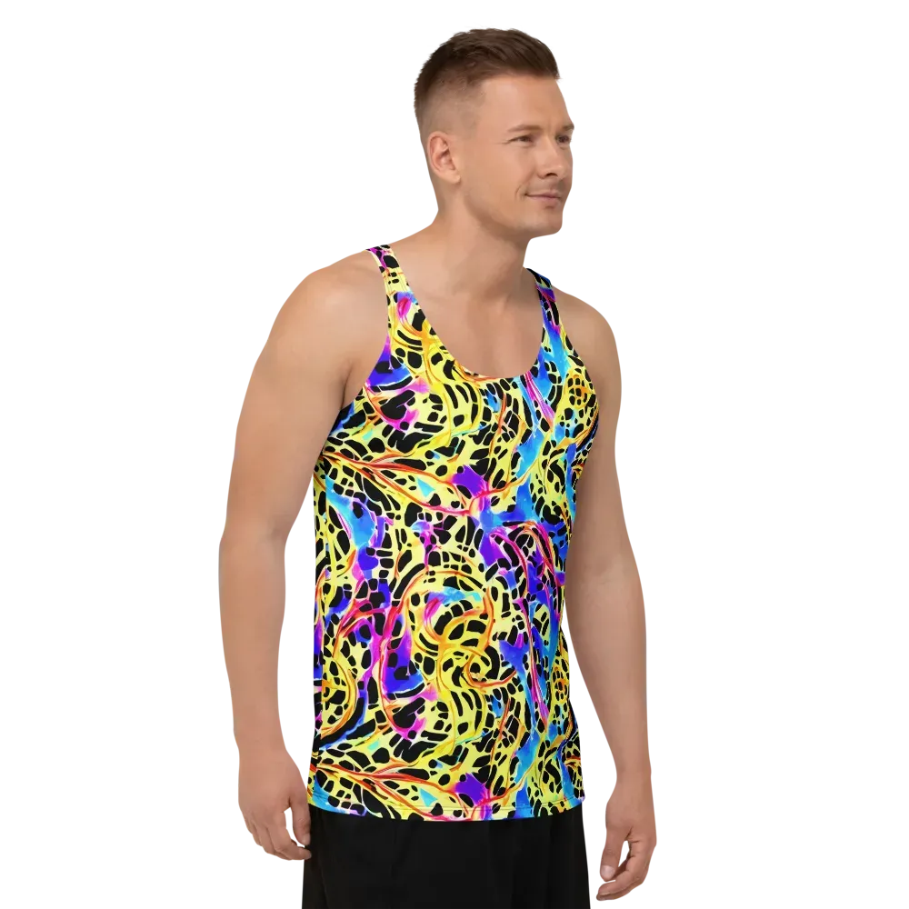 Ultraviolet Roar on Men's Tank Top — Right Front