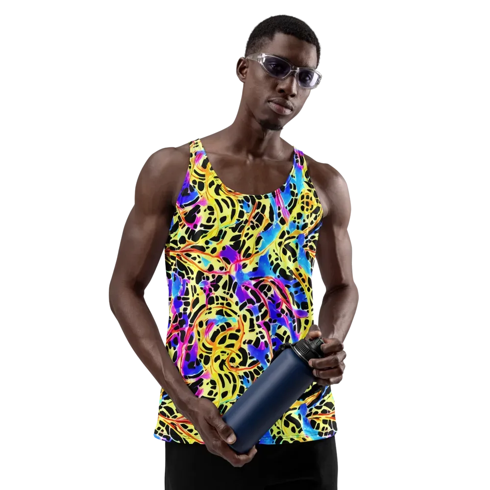 Ultraviolet Roar on Men's Tank Top — Front