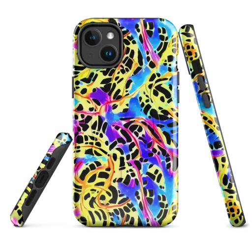 Ultraviolet Roar on a MagSafe Tough Case for iPhone®