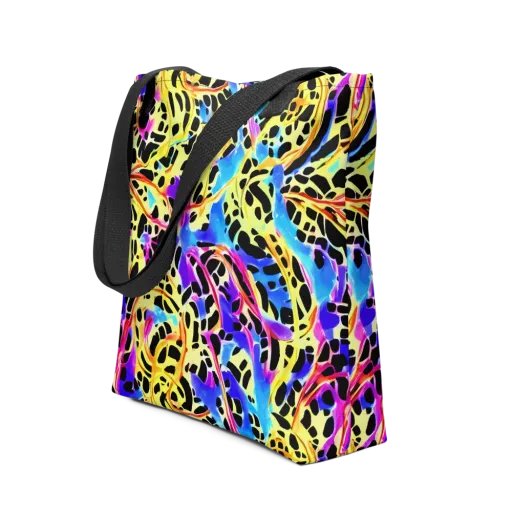 Ultraviolet Roar on a Tote Bag