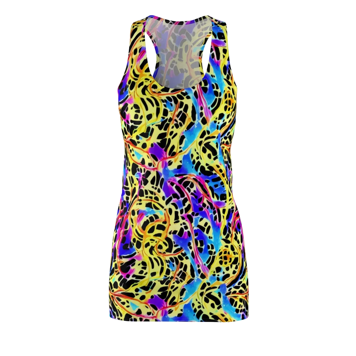 Ultraviolet Roar on Racerback Dress — Front