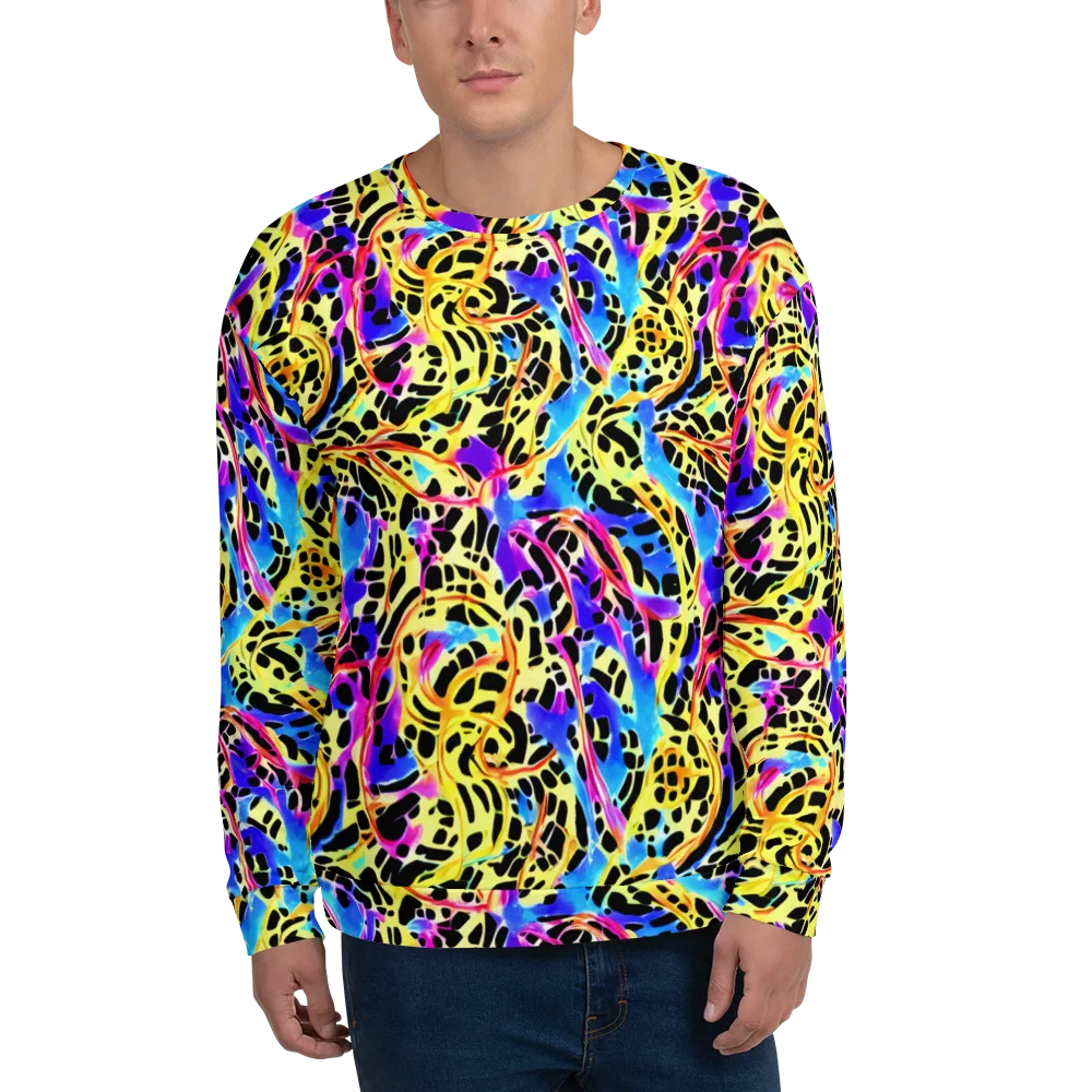 Ultraviolet Roar on Sweatshirt — Front