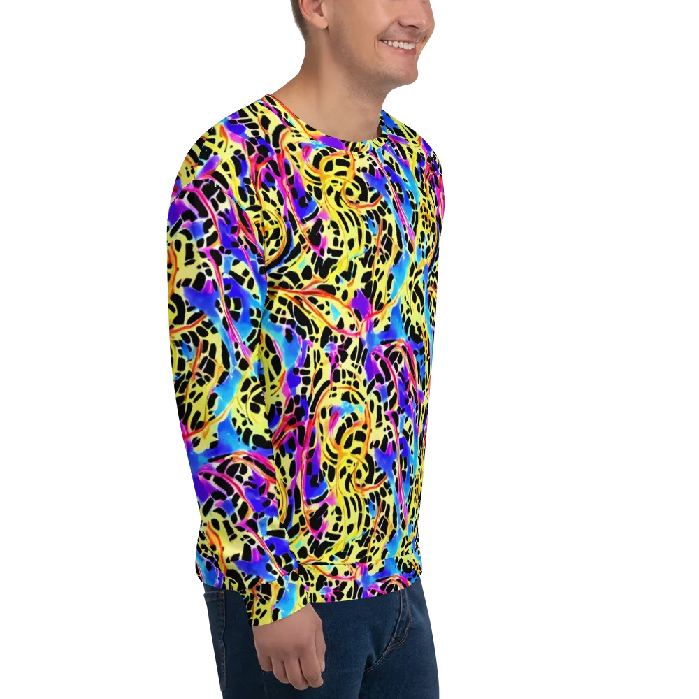 Ultraviolet Roar on Sweatshirt — Right Front