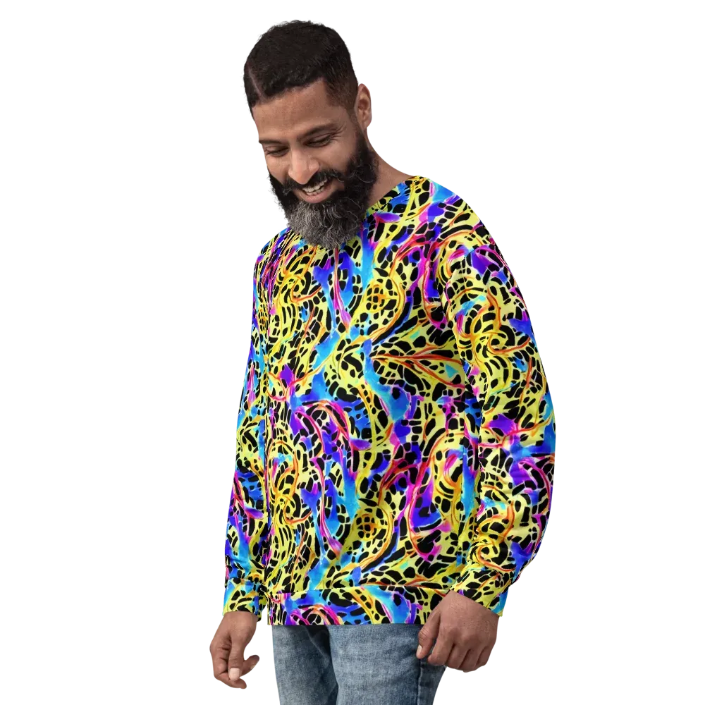 Ultraviolet Roar on Sweatshirt — Left Front