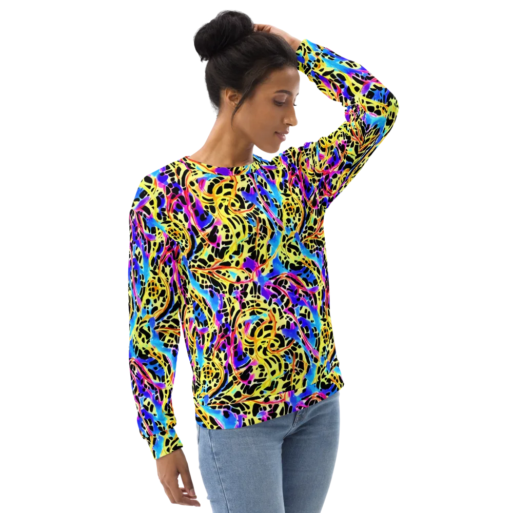 Ultraviolet Roar on Sweatshirt — Right Front