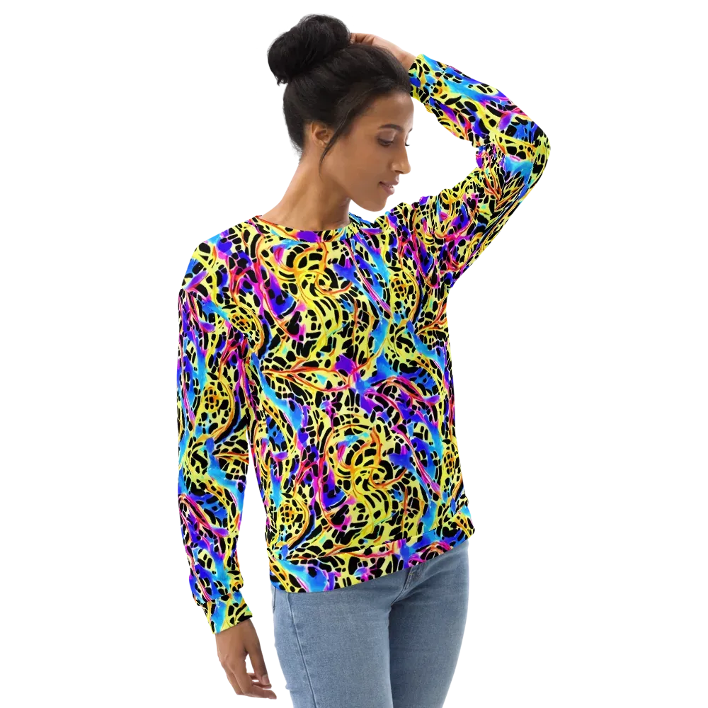 Ultraviolet Roar on Sweatshirt — Right Front