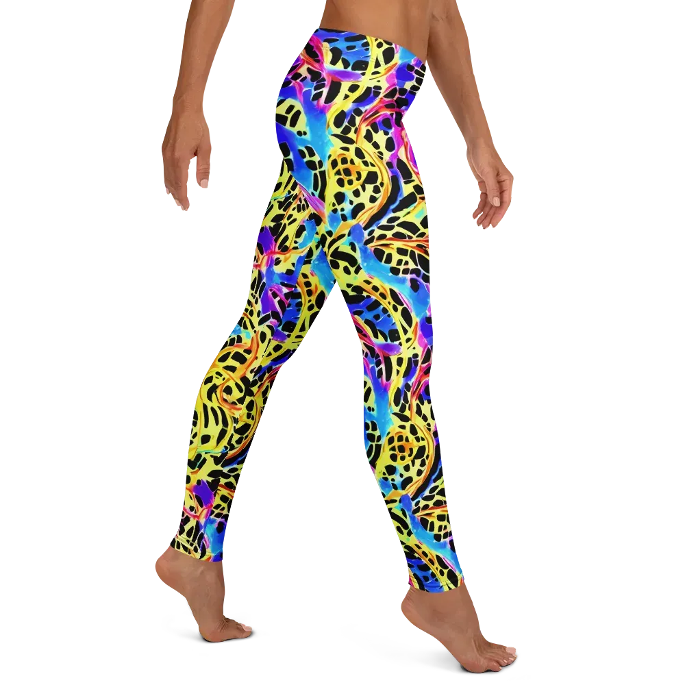 Ultraviolet Roar on Leggings — Right