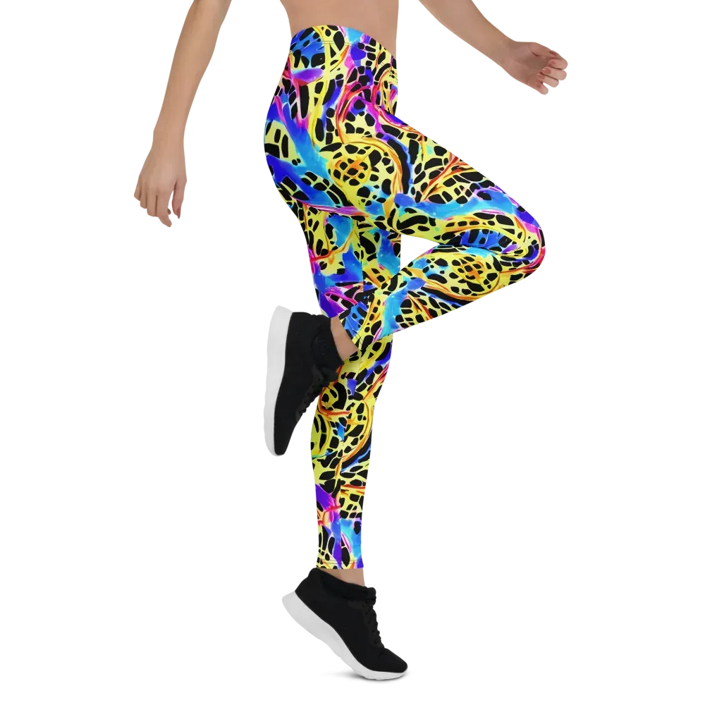 Ultraviolet Roar on Leggings — Right