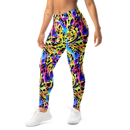 Ultraviolet Roar on a Leggings