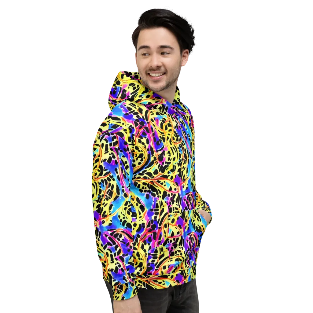 Ultraviolet Roar on Hoodie — Right