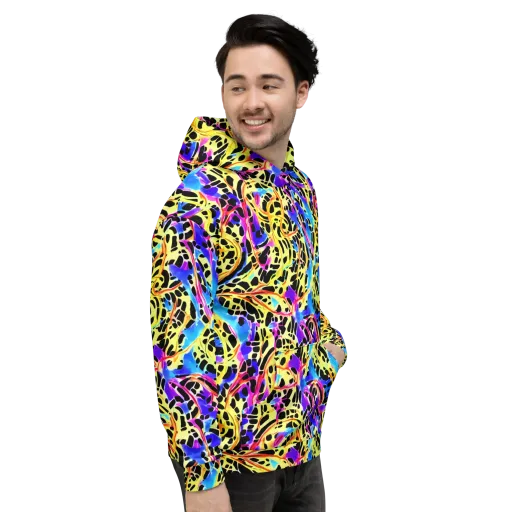Ultraviolet Roar on a Hoodie
