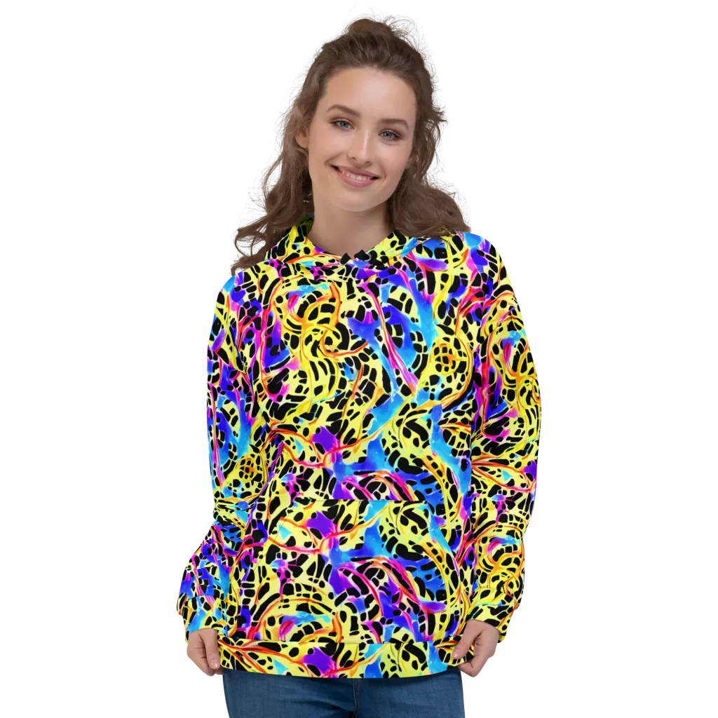 Ultraviolet Roar on Hoodie — Front
