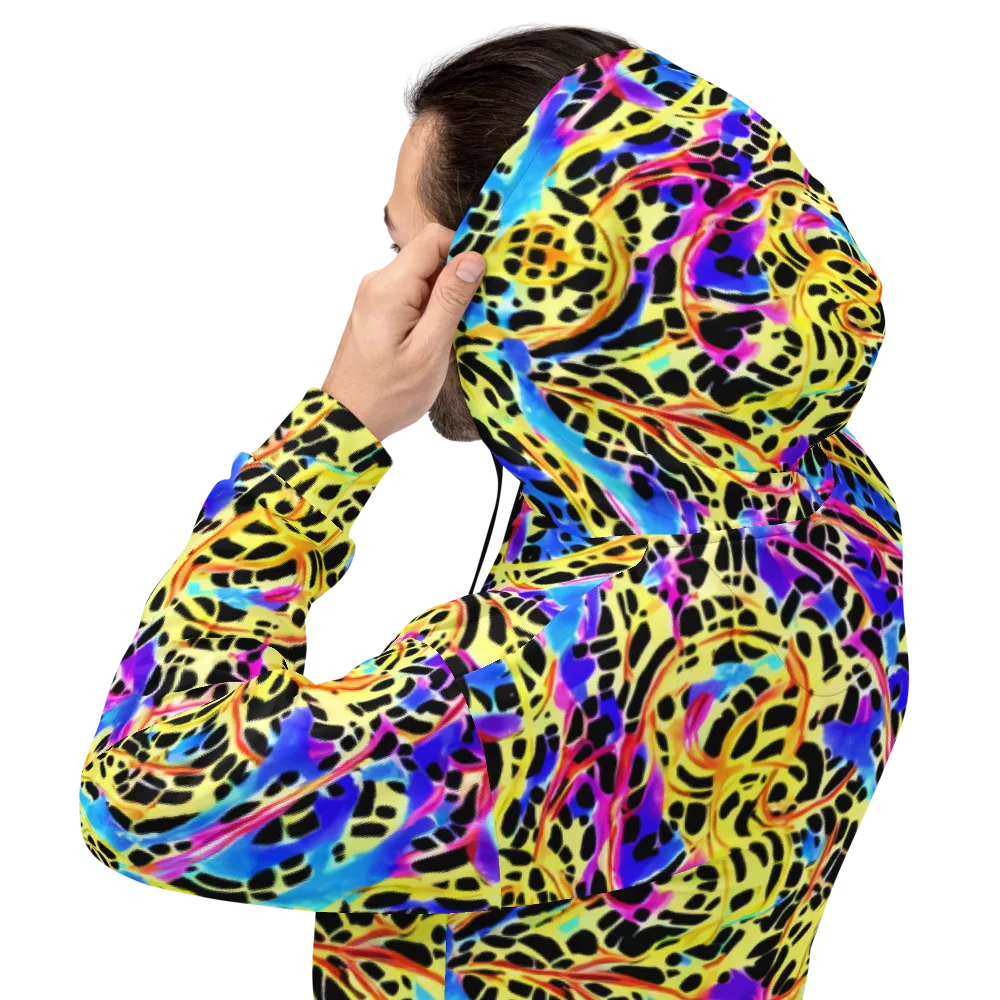 Ultraviolet Roar on Hoodie — Back