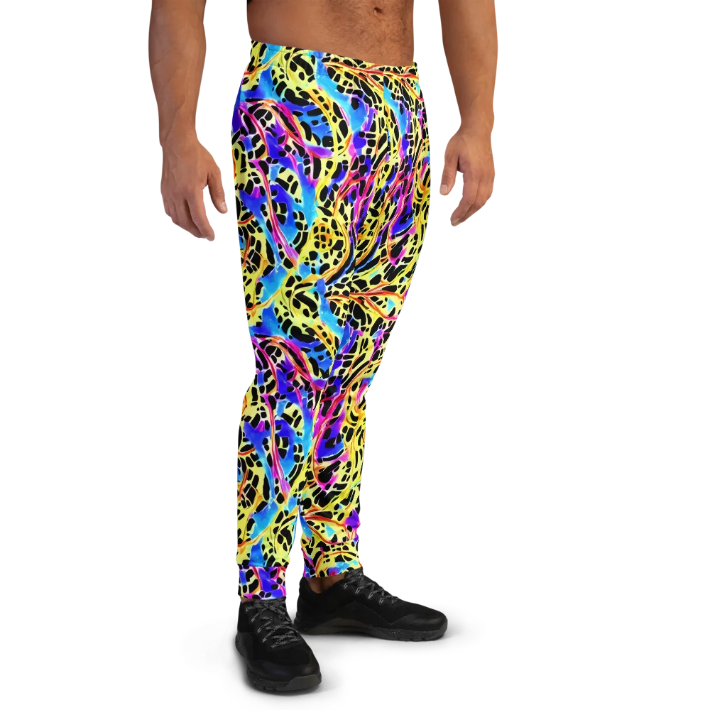 Ultraviolet Roar on Men's Joggers — Right