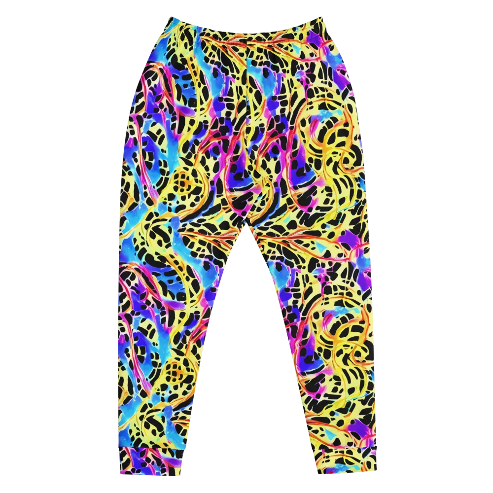 Ultraviolet Roar on Men's Joggers — Front