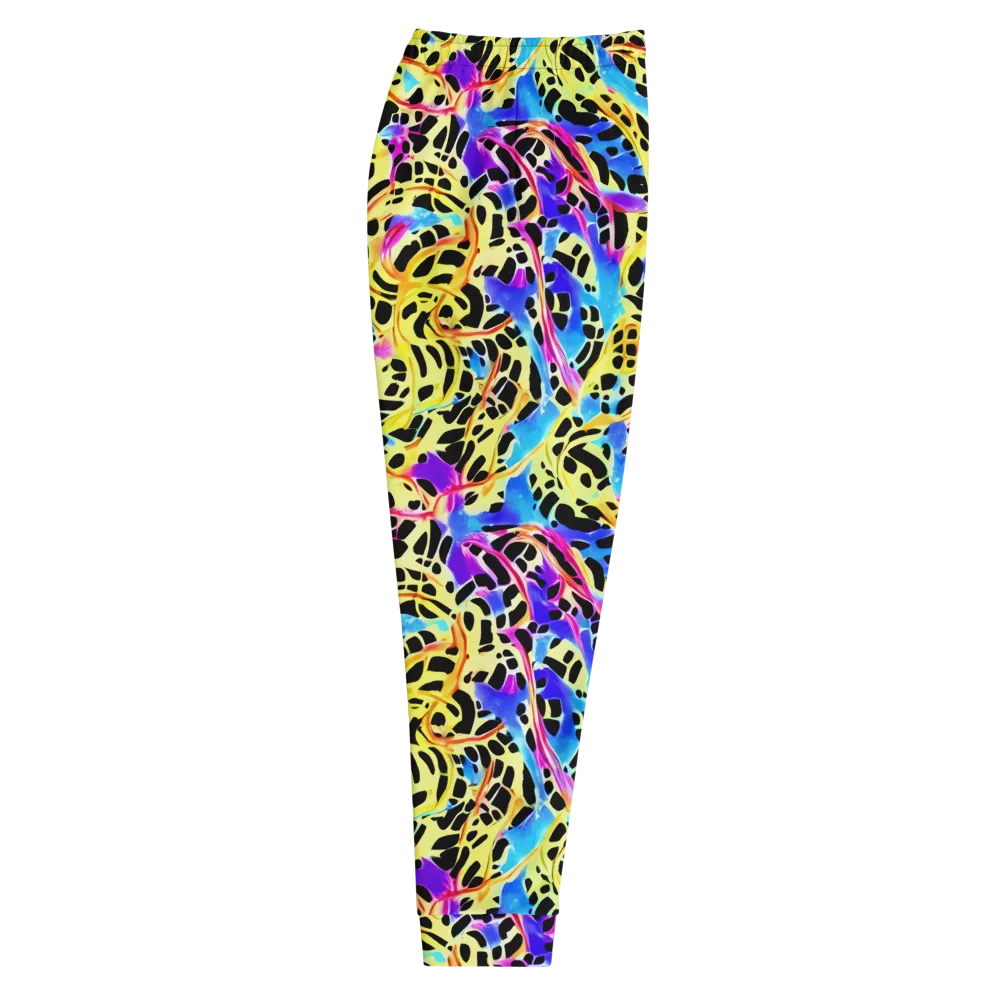 Ultraviolet Roar on Men's Joggers — Right