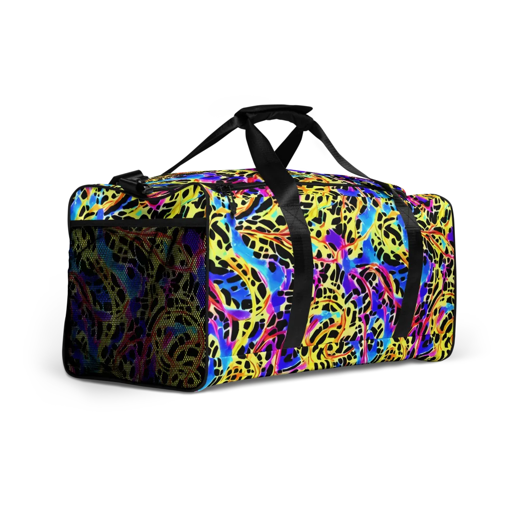 Ultraviolet Roar on Duffle Bag — Right Front