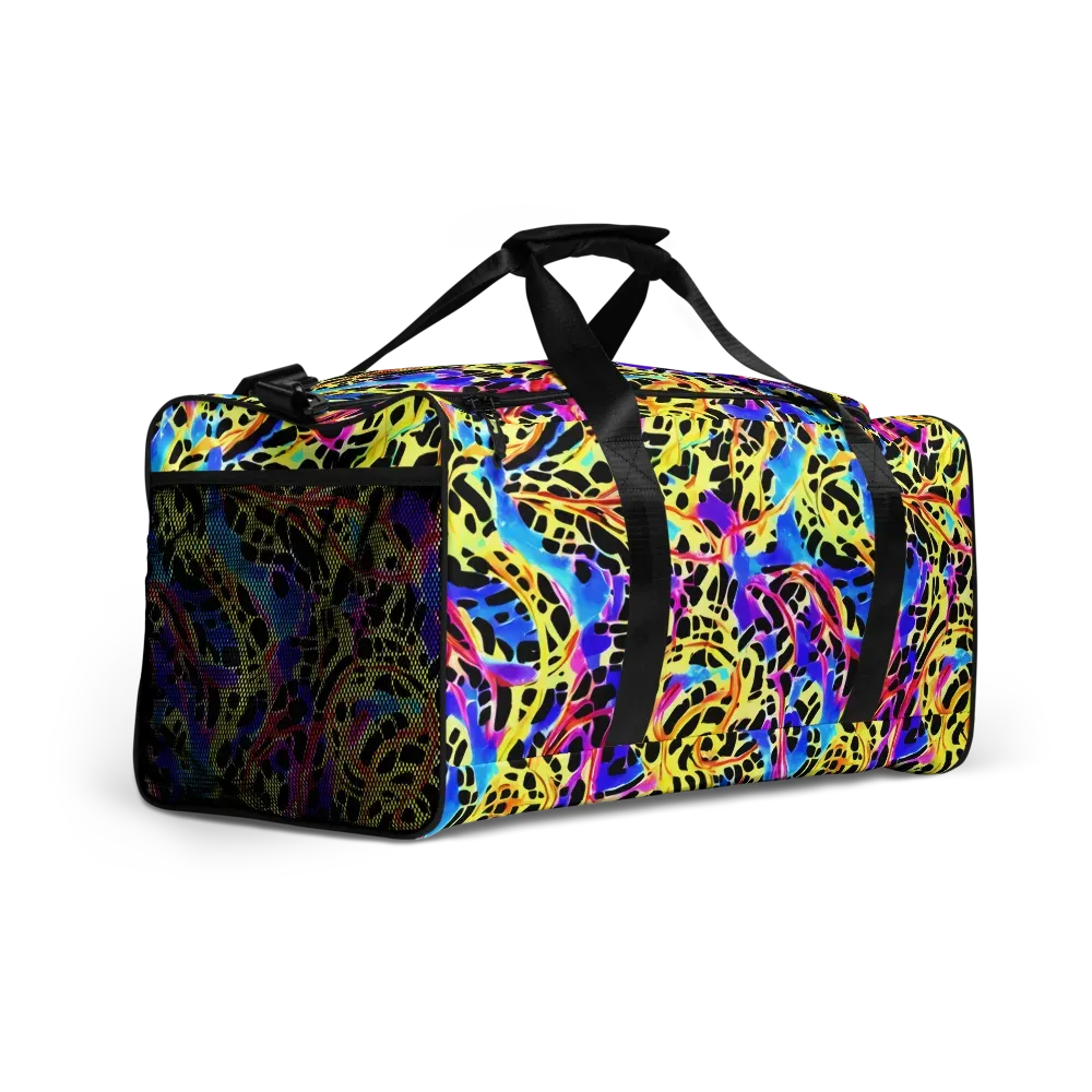 Ultraviolet Roar on Duffle Bag — Right Front